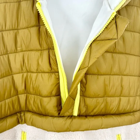 MOTHER Sher-Puff Zip Fleece Sherpa Pullover NEW - Picture 11 of 14